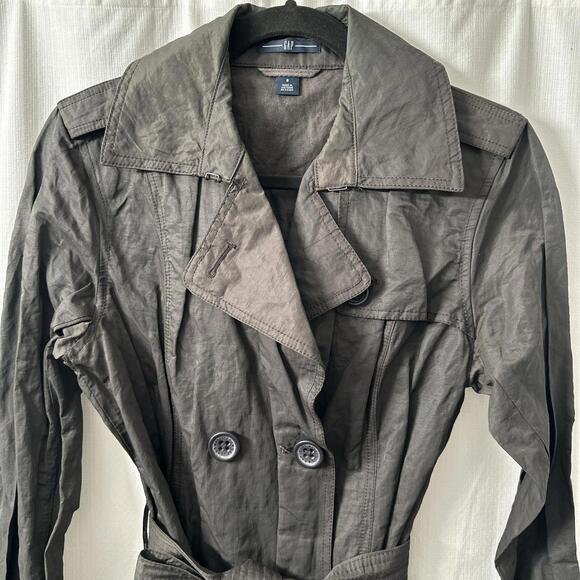 Gap Women's Green Coat - Picture 3 of 6